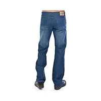 rica lewis - jeans rl80 stretch coupe droite ajustée brossé taille 44
