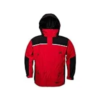 viking tempest classic veste imperméable pour homme xl red/charcoal