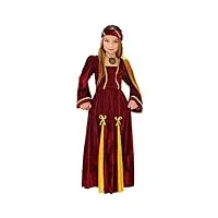 widmann 12538 costume principessa medievale 11/13 c/velo #1253