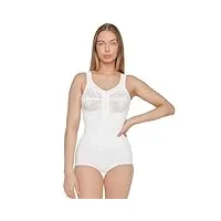 susa corselette body, semi-transparent, blanc, 130a femmes
