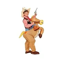 "horse" (airblown inflatable costume, hat) (4 x aa batteries not included) - (one size fits most children)