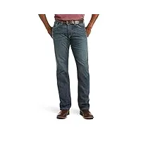 ariat - jeans m5 slim straight deadrun homme, 40w x 34l, deadrun