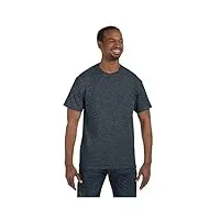 jerzees 5,6 oz 50/50 mélange de poids lourd t-shirt (29 m), homme, 29m, multicolore, x-large,black heather