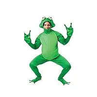 orion costumes costume d animal drôle, déguisement avec combinaison de grenouille verte unisexe