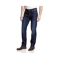 mavi zach jean coupe droite pour homme taille standard, dark maui, 34w x 34l