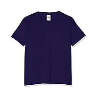 fruit of the loom t-shirt pour garçon, garçon, purple, 164 cm