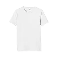 fruit of the loom ss041m t-shirt, blanc (white), large homme