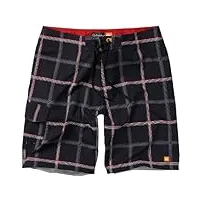 quiksilver - - racine carrée 3 shorts pour hommes, 32, black