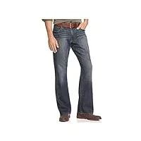 lucky brand men's big and tall 367 vintage bootcut jean, riverneck, 42x34