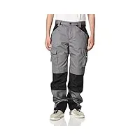 caterpillar trademark trouser pantalon de travail pour homme, gris et noir., 42w x 32l