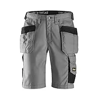 snickers 30231804050 rip-stop short d'artisan avec poches holster taille 50 gris