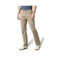 prana - brion pantalon léger et respirant pour homme en stretch résistant aux plis pour la randonnée et le quotidien moyen kaki foncé