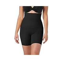 maidenform hybrid-hi-waist thigh slimmer collants gainants, noir (black), xxl femme