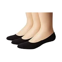men's official canoë solide paire de 3 pack chaussettes, noir, 10-13 (taille de chaussure 6-12)