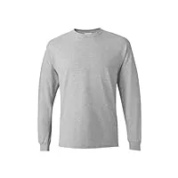 hanes men's 4 pack long sleeve comfortsoft t-shirt, light st-shirtl, x-large