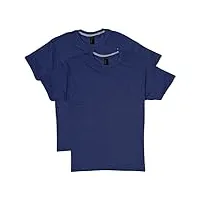 hanes s/s x-temp t-shirt à manches courtes pour homme - bleu - x-large