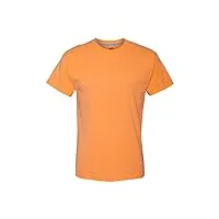hanes s/s x-temp t-shirt à manches courtes pour homme - orange - small