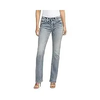 silver jeans co. jean pour femme - bleu - 32w x 33l