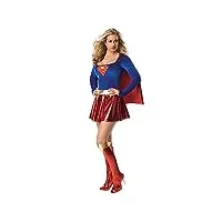 rubie's-déguisement officiel - superman - déguisement costume sexy supergirl - taille m- i-888239m