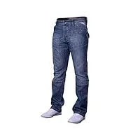 jeans enzo - modèle : ez243/ez244 - coupe droite - pour homme - bleu - large