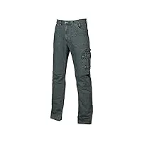 jean u-power pour homme, design rouille, pantalon coupe droite, tissu en coton confortable, coupe ajustée, tenue décontractée, multi_poches, pantalon à jambe droite (rust jeans 44)