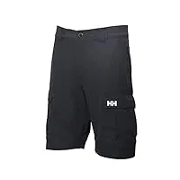 pour des hommes helly hansen hh qd cargo shorts 11" 33 vert jaunâtre
