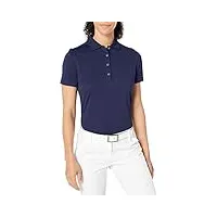 callaway women's golf short sleeve core performance polo shirt, peacoat, 3x-large