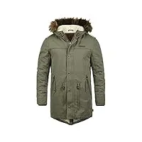 indicode polar - veste d'hiver - homme, taille:m;couleur:army (600)