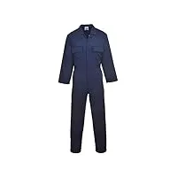 portwest s999 homme euro workwear combinaison de travail en polycoton bleu marine, xl