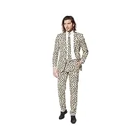 opposuits costumes crazy prom pour homme livré avec veste, pantalon et cravate dans des designs amusants, the jag, 50