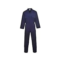 portwest s999 homme euro workwear combinaison de travail en polycoton bleu marine grand, m