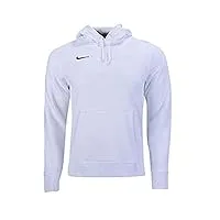 nike men's pullover fleece club hoodie (xx-large, white)