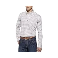 ariat - chemise tissée fr gauge pour hommes, medium, white multi