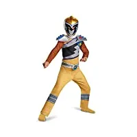 disguise gold ranger dino charge classic costume, medium (7-8) by disguise