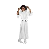 princesse leia - deluxe - star wars the force réveille - enfants costume de déguisement - medium - 132cm