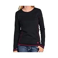 ariat - chemise tricotée top polartec powerdry pour femmes, x-small, black