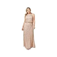 adrianna papell femme 191914100 robe pour occasion spéciale - rose - 48