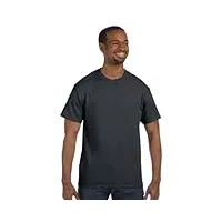 jerzees 5.6 oz, 50/50 heavyweight blend t-shirt (29m) pack of 2- charcoal grey,m