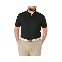 callaway mens opti-vent short sleeve open mesh polo shirt golf top black medium