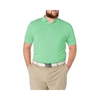 callaway mens opti-vent short sleeve open mesh polo shirt golf top vibrant green xxl