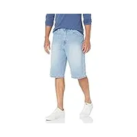 southpole men's big-tall 4180 denim short in relaxed fit, light sand blue, 52