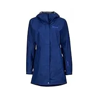 marmot essential veste de pluie légère pour femme gore-tex avec technologie paclite, bleu marine, taille xs