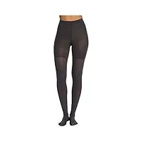 spanx women's luxe leg mid-thigh shaping tights charcoal e