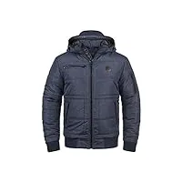 blend boris veste d'hiver blouson d'extérieur pour homme À capuche, taille:xl, couleur:navy (70230)