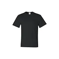 jerzees 158,8 g 50/50 t-shirt épais avec poche en mélange (29p), noir, taille xl