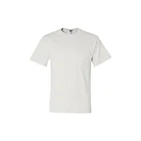 jerzees t-shirt épais avec poche en mélange 50/50 de 158,8 g (29p), xl, blanc, xl,white