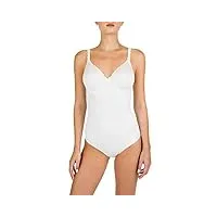 felina 252208-48 women's choice vanilla off-white underwired bodysuit one piece spacer cup body 110d