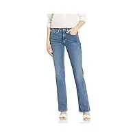 nydj women's barbara bootcut jeans, heyburn wash, 12