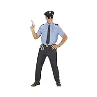 widmann milano party fashion - costume enfant policier, agent de police, représentant de la loi, commissaire, uniforme, déguisements de carnaval