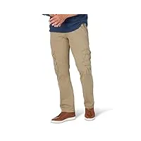 wrangler authentics pantalon cargo de qualité supérieure pour homme, coupe décontractée, jambe droite, 33 w x 32 l